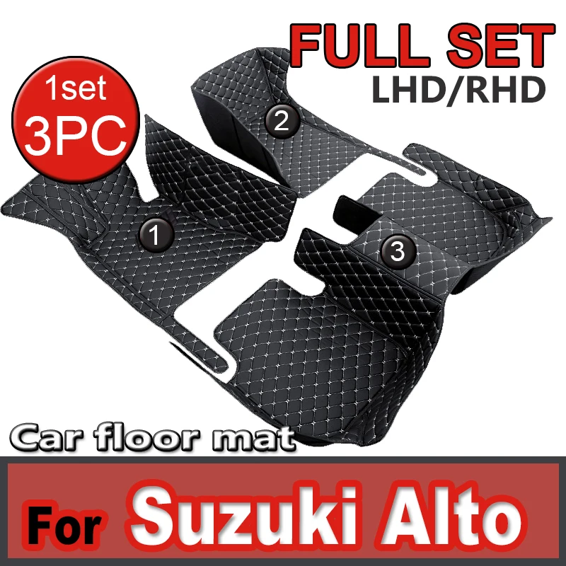 

Car Floor Mat For Suzuki Alto HA36S 2015~2021 Anti-dirt Pad Carpet Leather Mat Rugs Tapete Automotivo Para Carro Car Accessories