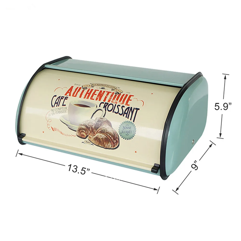 Металлическая коробка для хлеба контейнер Кухонный Контейнер хранения пищи