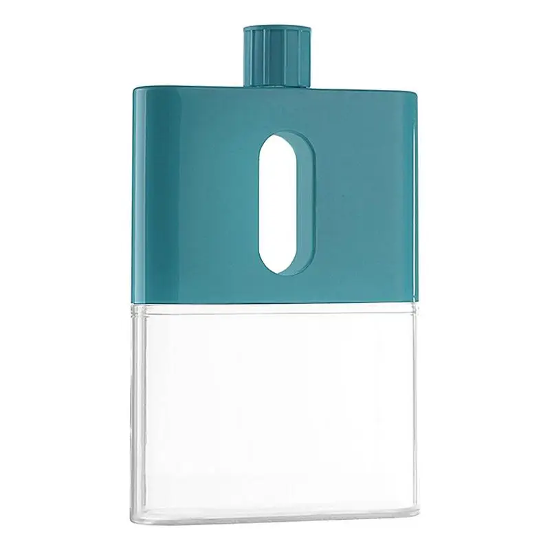 

Slim Flat Water Bottle Purse Drinking Bottle Pocket Water Bottle Fits In Pocket A5 Paper Size Portable 530ml Summer Cold Water