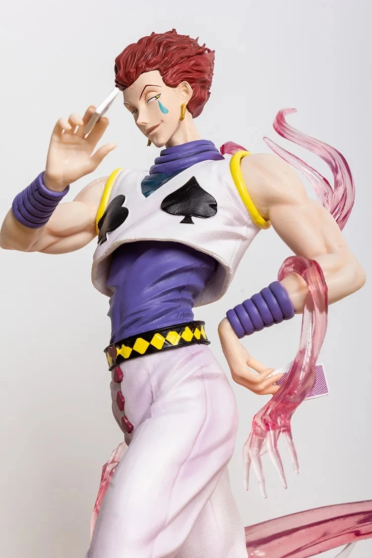 32 см аниме Hunter X фигурка GK Hisoka со сменной головой ПВХ коллекция статуя модель