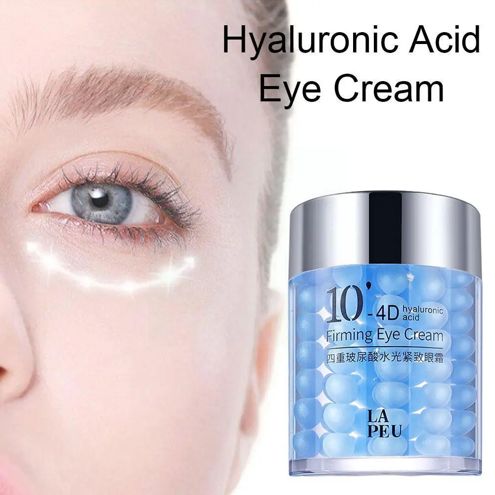 

4d Hyaluronic Acid Eye Cream Remove Dark Circle Moisturizing Male Skin Anti-aging Anti-puffiness 60g Female Unisex Care R3u1