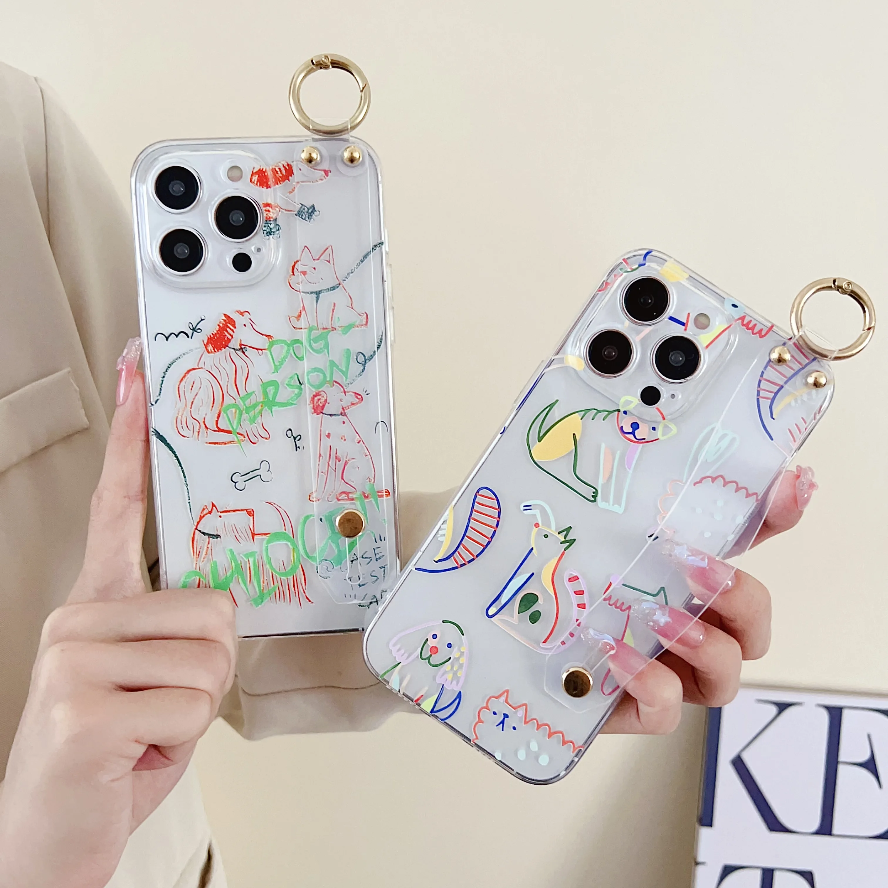 Фото Чехол-накладка Graffiti Shark с ремешком на запястье для OnePlus NORD 2, N20, CE 2, 2T, CE2lite, ACE 2, Ace3V, 10R №3
