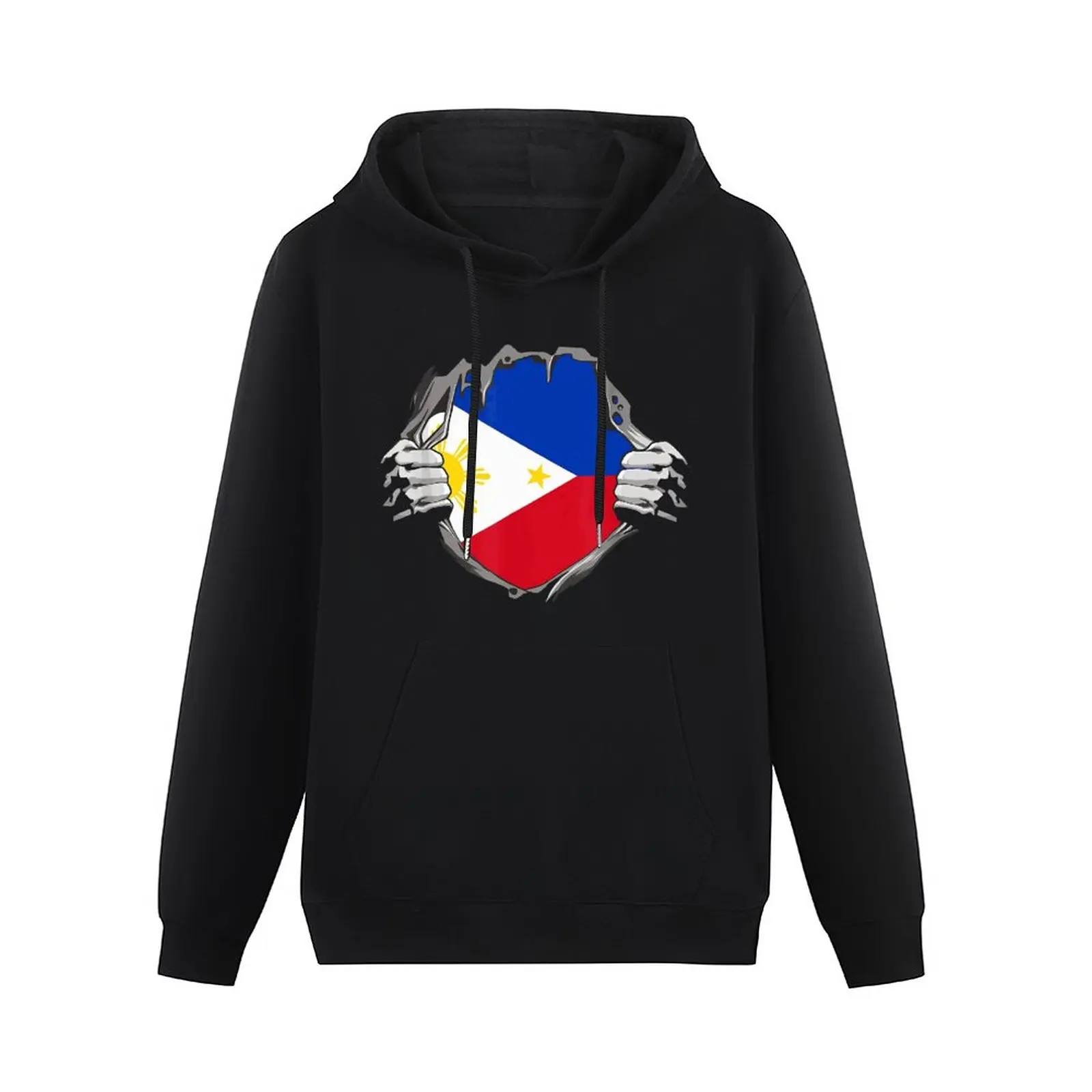 

Men Women Hoodies Philippines Flag Philippinese Country Map Hoodie Pullover Thick Hip Hop Hooded Sweatshirt Cotton Unisex