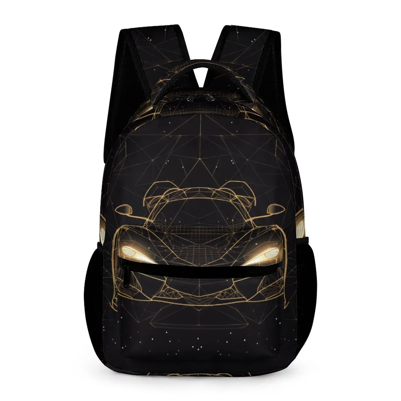 

Fantastic Sports Car Backpack Astro Geometry Minimalist Student Polyester Trekking Backpacks Soft Modern School Bags Rucksack