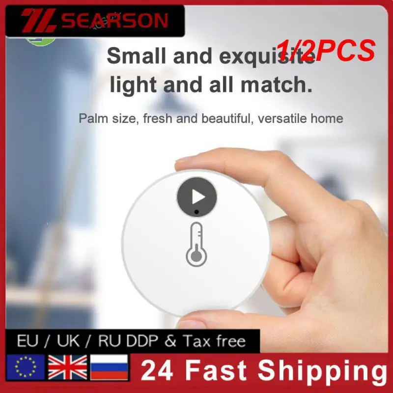 

1/2PCS Tuya Smart Temperature Humidity Sensor Indoor Hygrometer Controller Monitoring Detector for Alexa Home