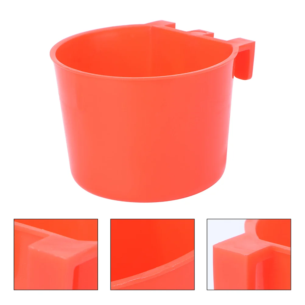 

12 Pcs Manger Bird Trough Hanging Feeder Rat Food Bowl Plastic Birds Water Bowls