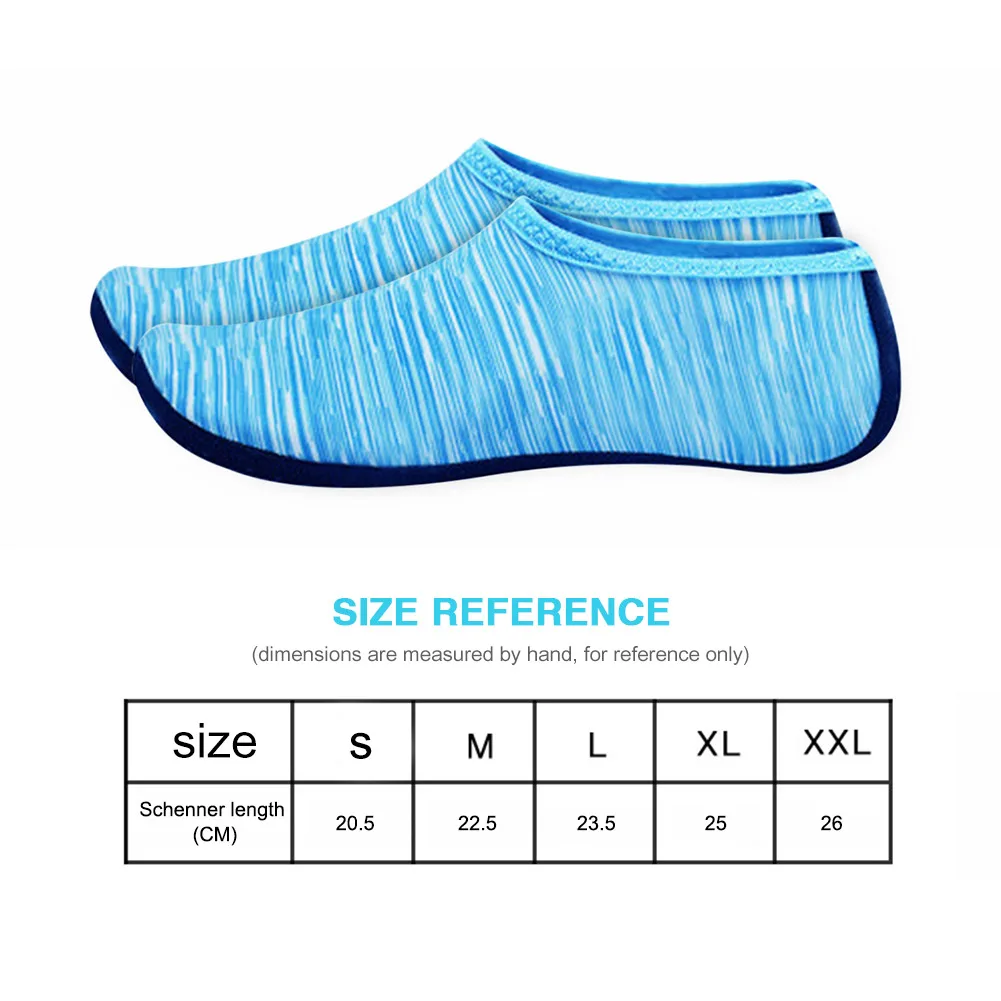 Unisex Water Shoes Beach Swimming Aqua Shoes Men Women Sports Water Diving Underwater Socks Breathable Seaside Socks images - 6