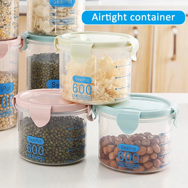 

Leak-Proof Food Storage Containers with Airtight Lids Kitchen Storage Containers For Kitchen GRSA889