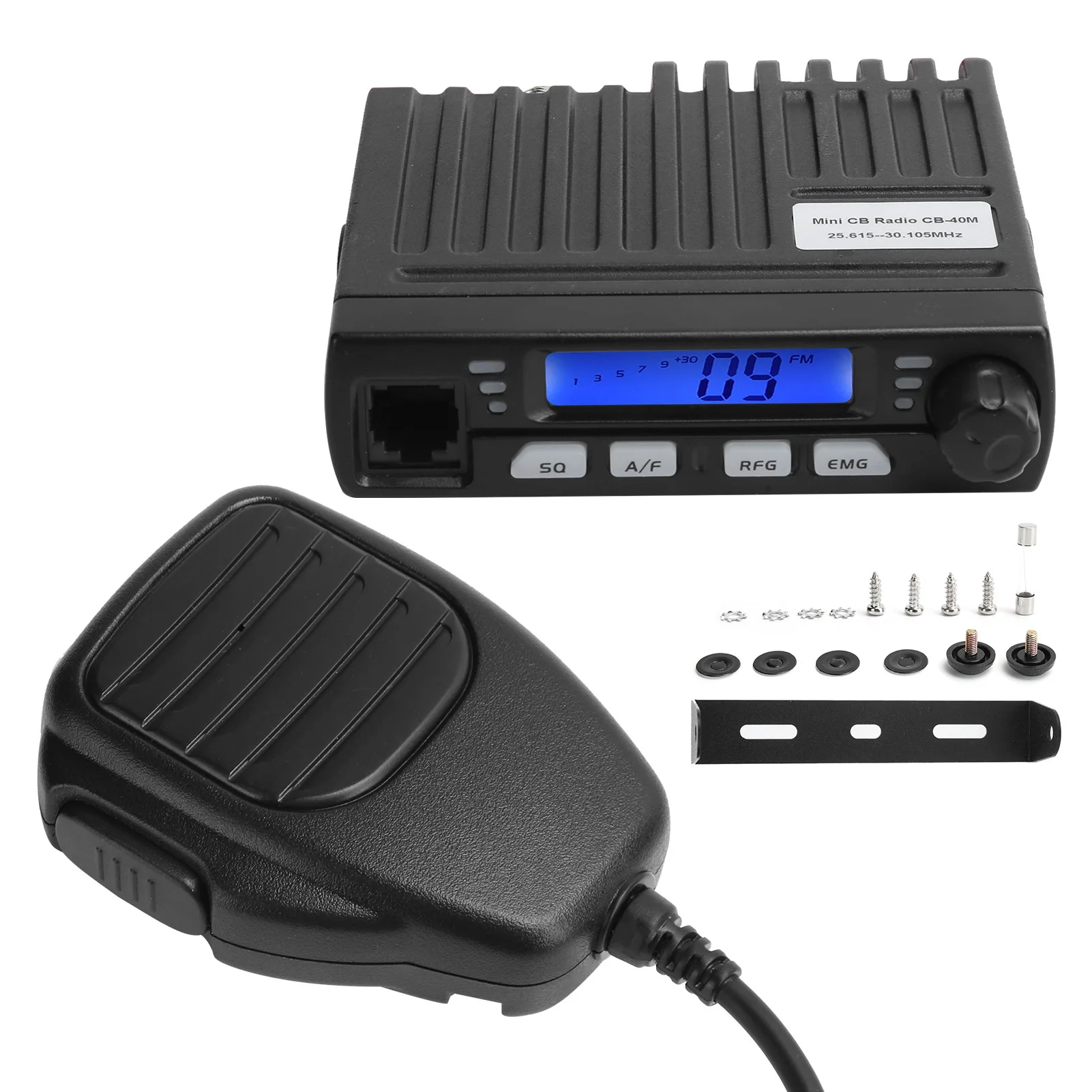 AC-001 Ultra Compact AM/FM Mini Mobie 8W CB Radio 26MHz 27MHz 10 Meter Amateur Mobile Albrecht AE-6110 Citizen Band - купить по