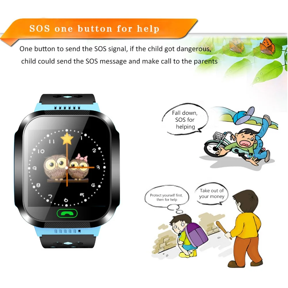 Q528 1.44Inch Color Screen Positioning SOS Camera Smart Watch for Kids Children Bracelet watch bands