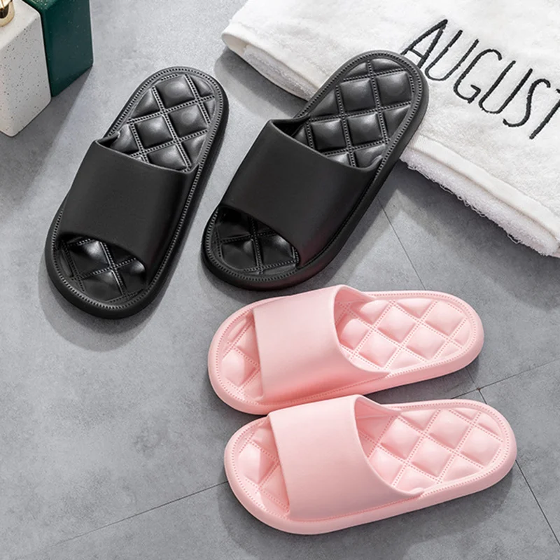 

Women Men Summer Cloud Slippers Thick Platform Shoes Unisex Beach Sandals Eva Soft Se Slide Slippers Indoor Bathroom Anti-slip