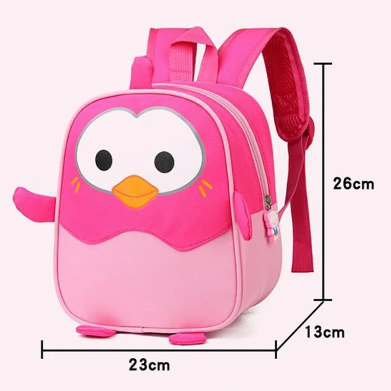 Children School Bags Cute Cartoon Kids Bags Kindergarten Backpacks Anti-lost Baby Boys and Girls School Bags 2-3-4-5-6 Years Old