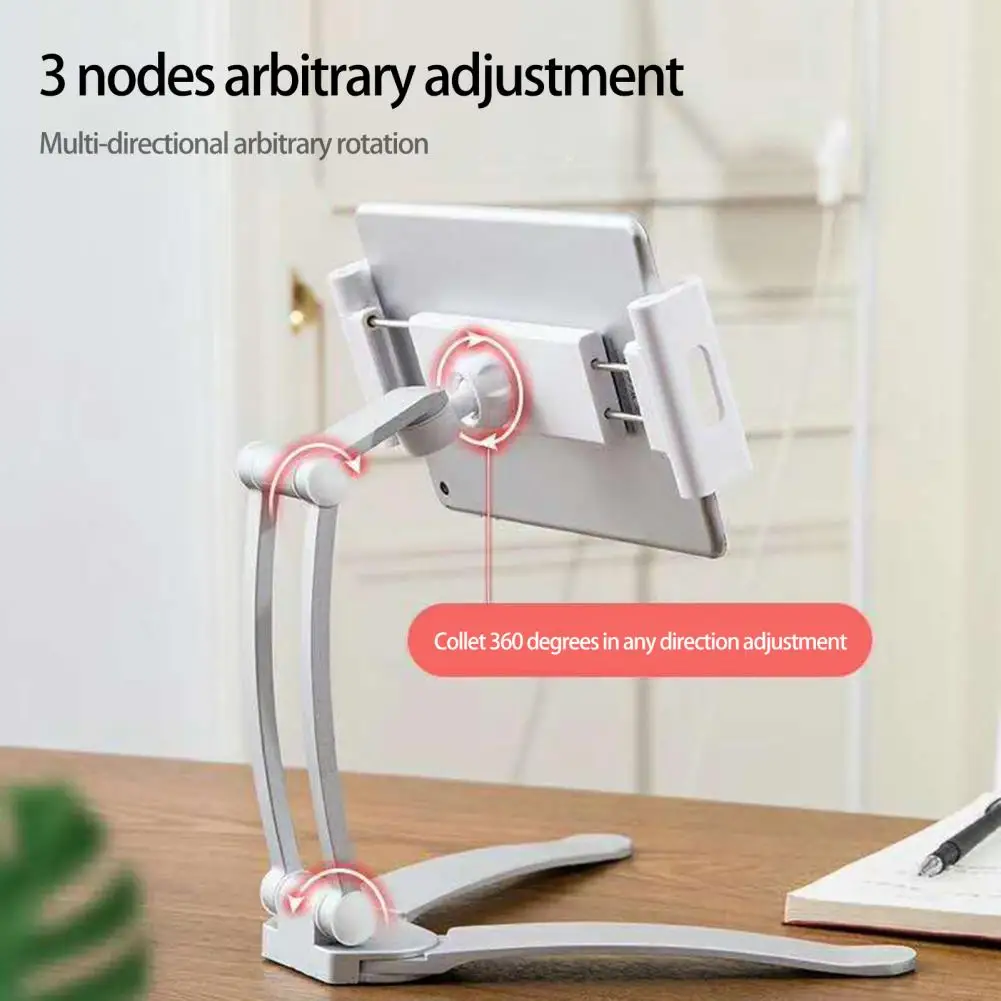 

Подставка для телефона вращающаяся на 360 градусов растягивающаяся из алюминиевого сплава Настольный настенный кронштейн для смартфона пла...