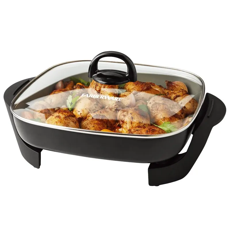

Electric 12X12 inch Ceramic Non-Stick Coating Skillet