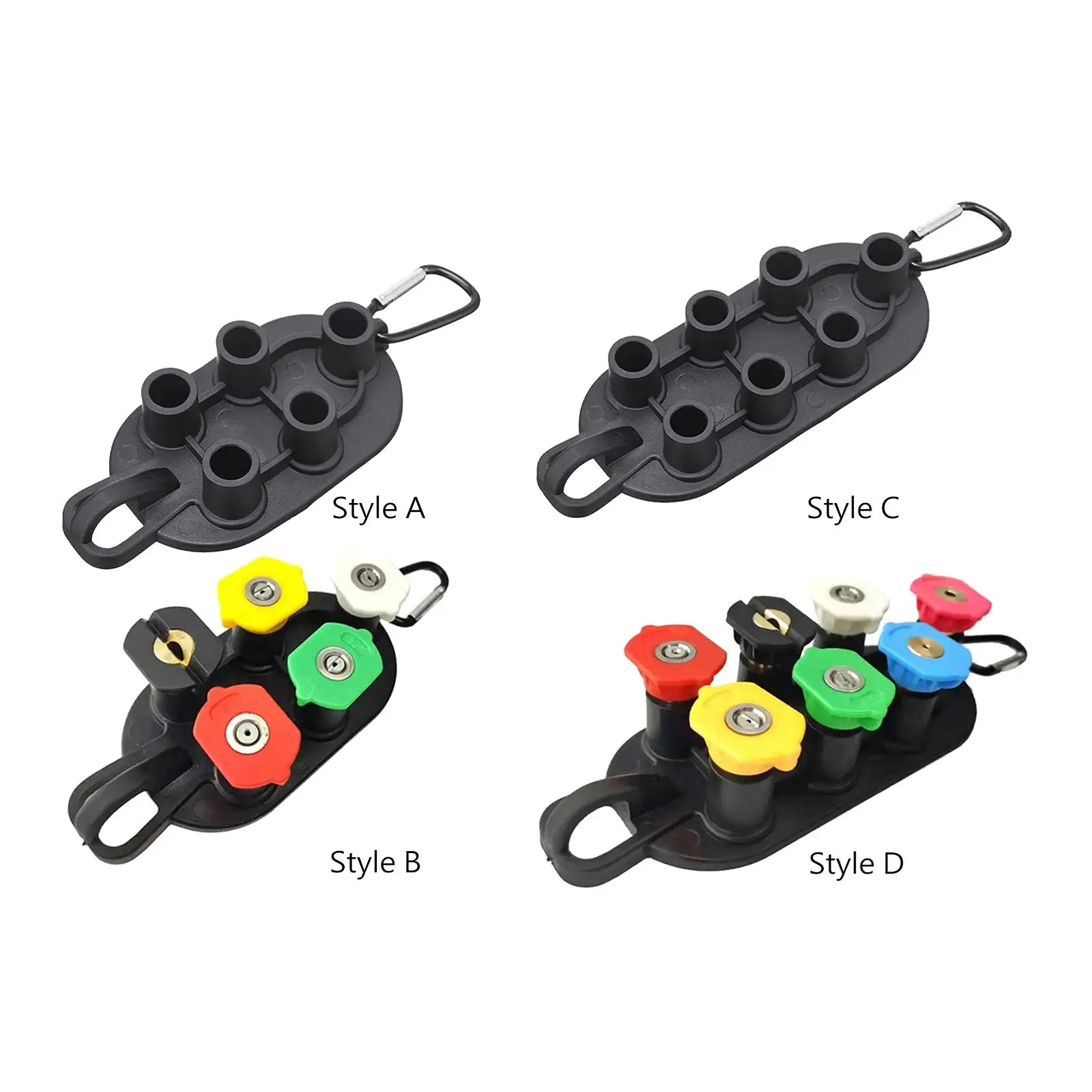 

Pressure Washer Nozzle Tips, 4000 PSI, Lightweight Multiple Degrees Rinse Kits, 1/4''quick Connector for Car Washing