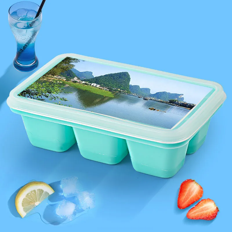 

Guilin Scenery Cool Whiskey Wine Kitchen Tools Accessories Large Food Grade Ice Cubes DIY with Lids Cocina Accesorios De Cocina