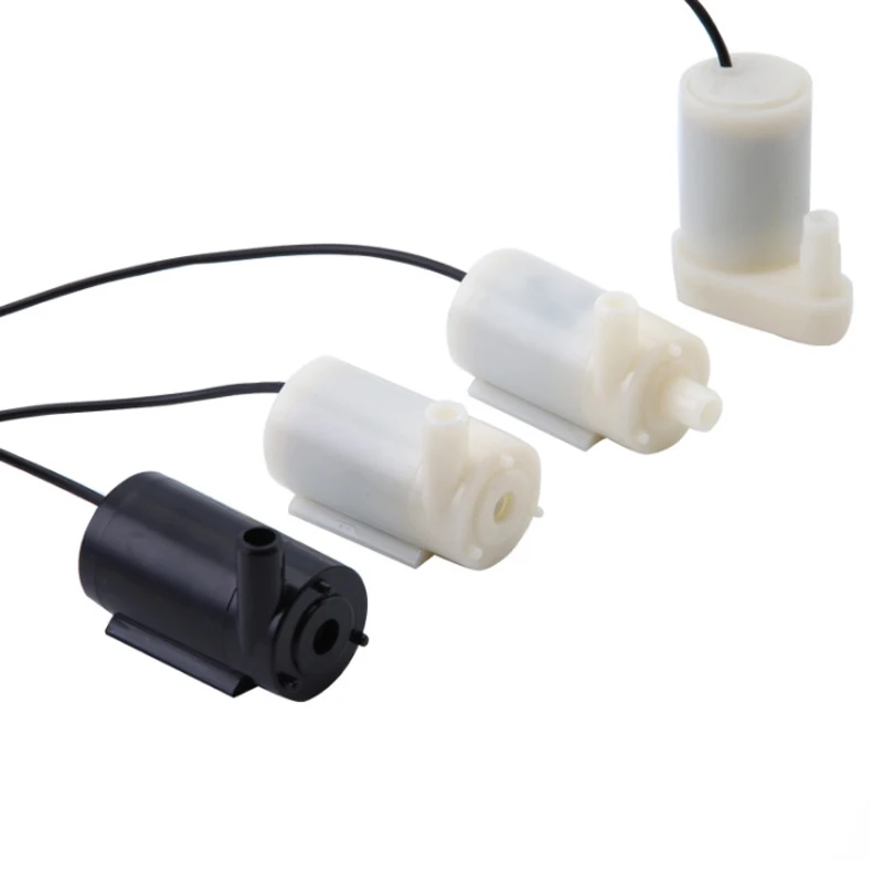 

DC 5V Brush Motor Pump 120L/H Mini Micro Submersible Small Water Pump Low Noise for fountain Water flowers