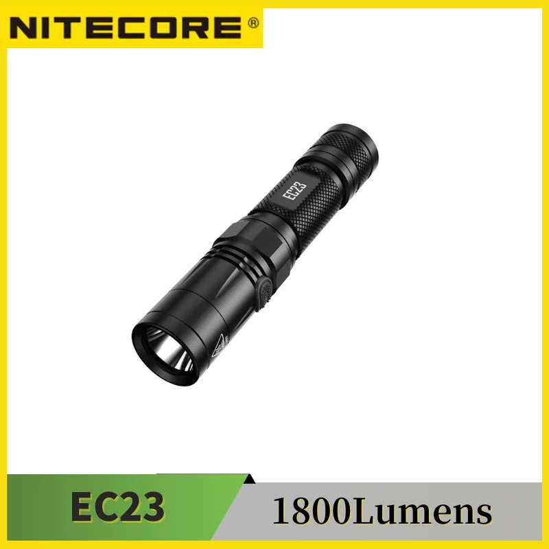 Вссветильник Nitecore EC23 1800 люмен высокопроизводительный тройной свет с батареей 18650