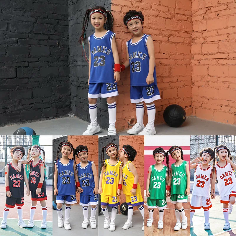 Детский спортивный костюм без рукавов индивидуальная одежда для начальной школы