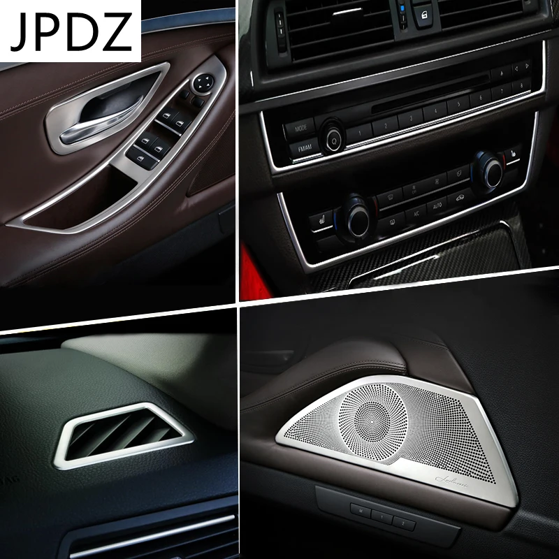 

Auto Accessories for BMW 5 Series F10 F18 2011-2017 Car Inner Door Audio Speaker Gearshift Panel Door Armrest Cover Trim Sticker