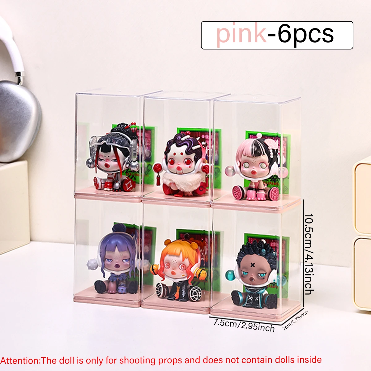 

Акриловый набор подставок для кукол 6 шт.