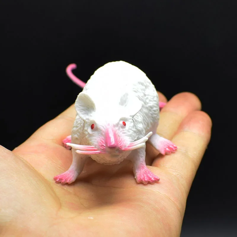 

1Pcs Funny Tricky Joke Fake Lifelike Mouse simulation animal Model Prop Halloween Gift Toy Party Decor for Kids Novelty Gag Toys