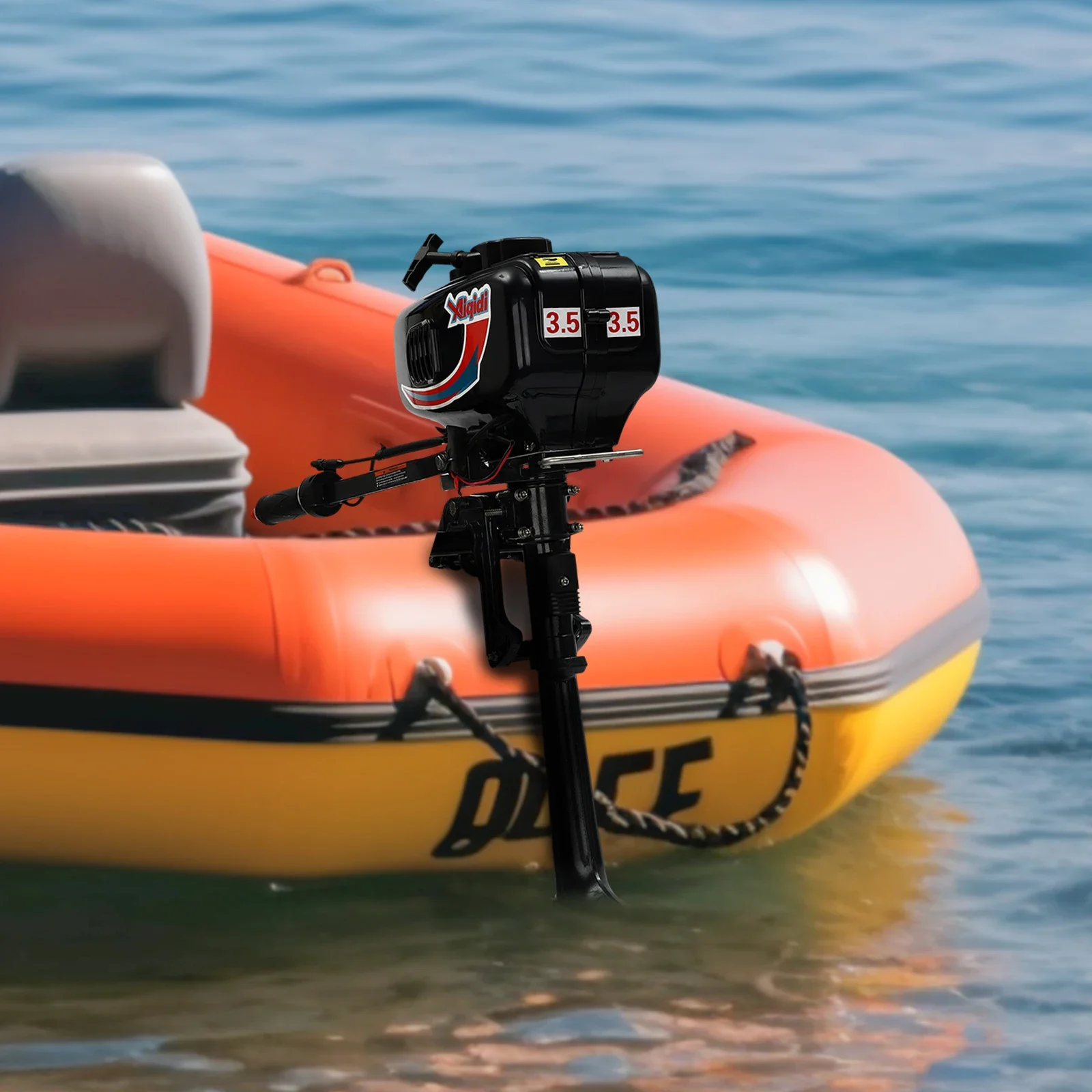 2-тактный подвесной моторный лодочный двигатель 52CC 3 5 л.с. для надувных лодок