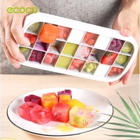 ecoco silicone ice mold and storage box ice cube tray making mould box set maker bar kitchen accessories utensils home hool