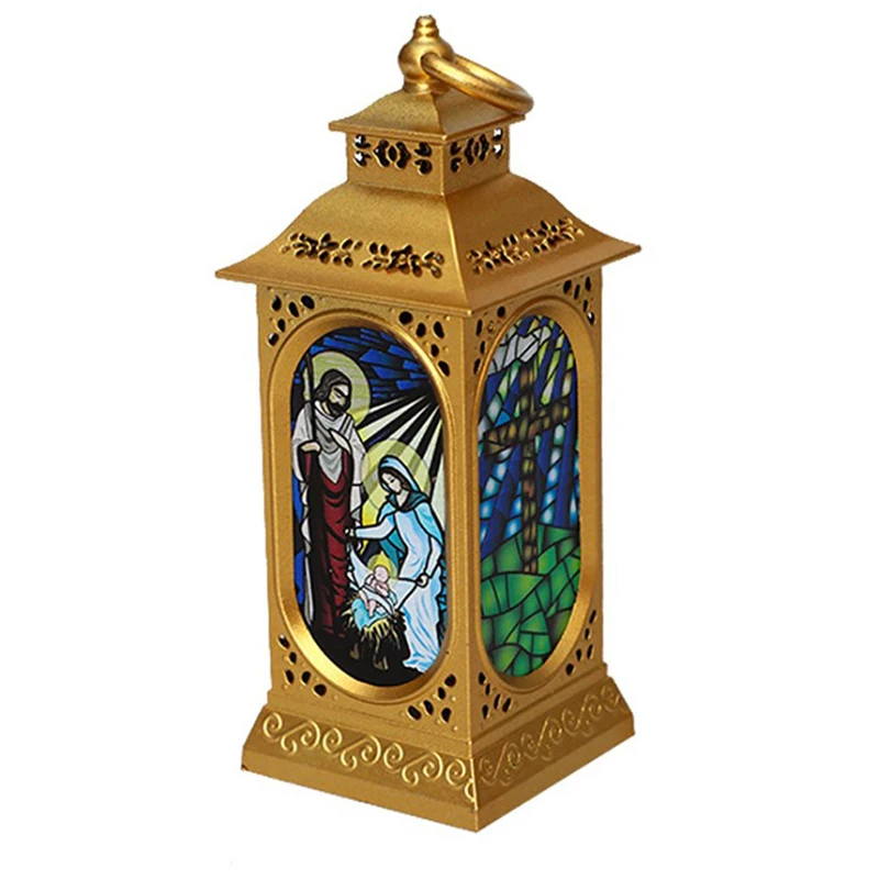 Рождественская Светодиодный лампа для церкви с искусственным маслом | Дом и сад