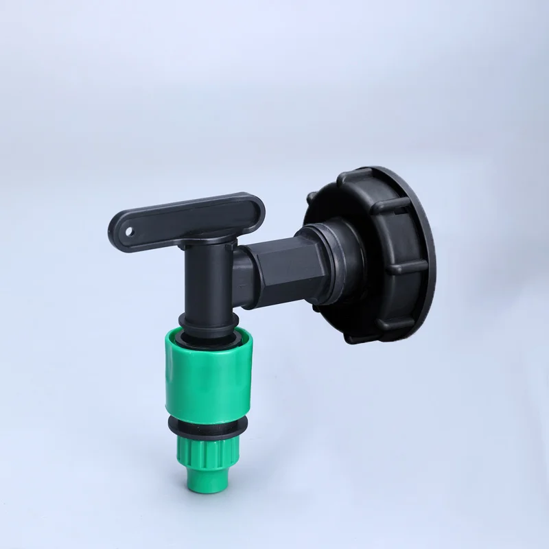 

IBC Tank Connector Valve Faucet Adapter 60mm Coarse thread to 3/8" Garden Irrigation Pipe Connection Tool