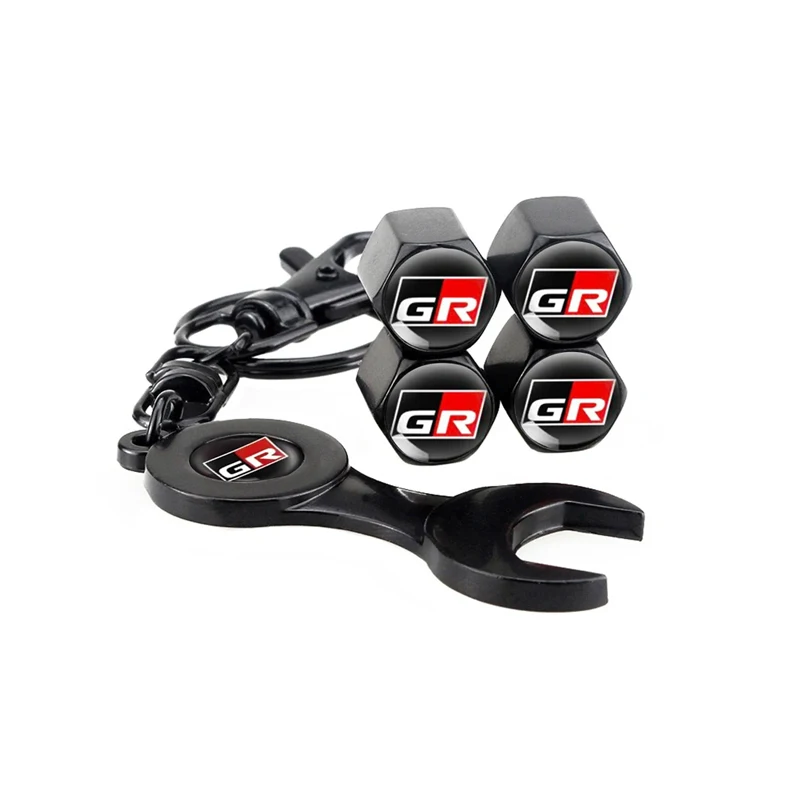 

4 шт./комплект, алюминиевые колпачки с шестигранным клапаном для автомобильных шин