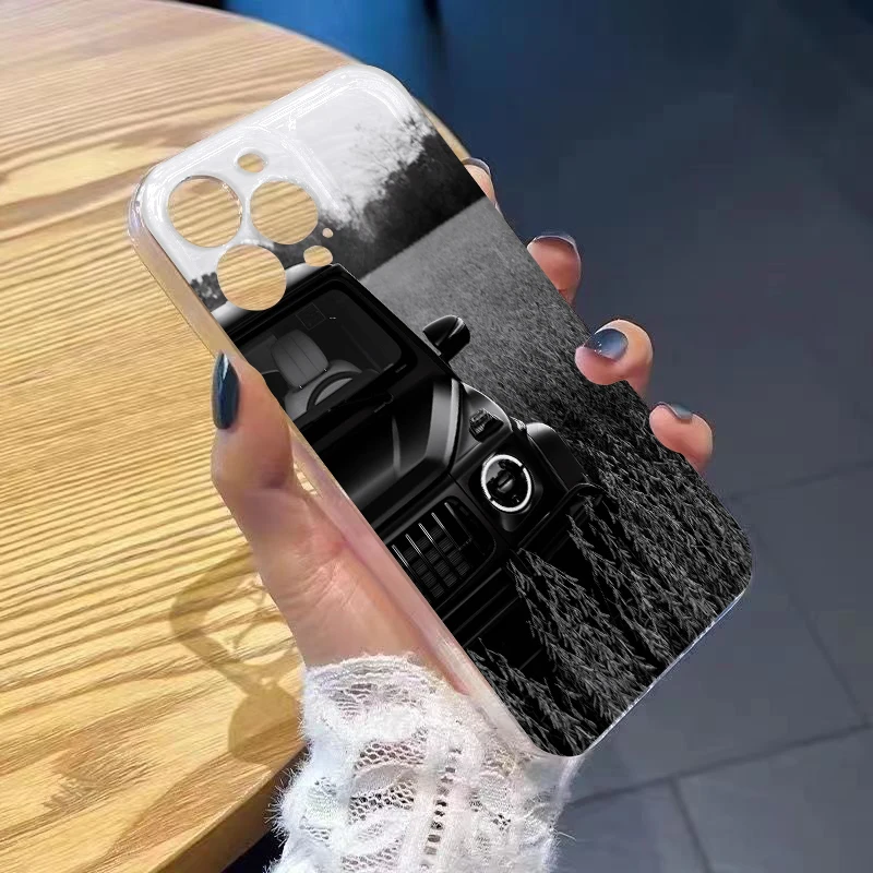 Мужской мягкий чехол для телефона Manly Man SUV G63 для iPhone 16 17 Air 14 Plus 15 Pro Max 16E 17E 13 Mini 12 11 XS 7 8 SE с узором, задняя крышка (art.: 3920dbe5d412e) - 3920dbe5d412e