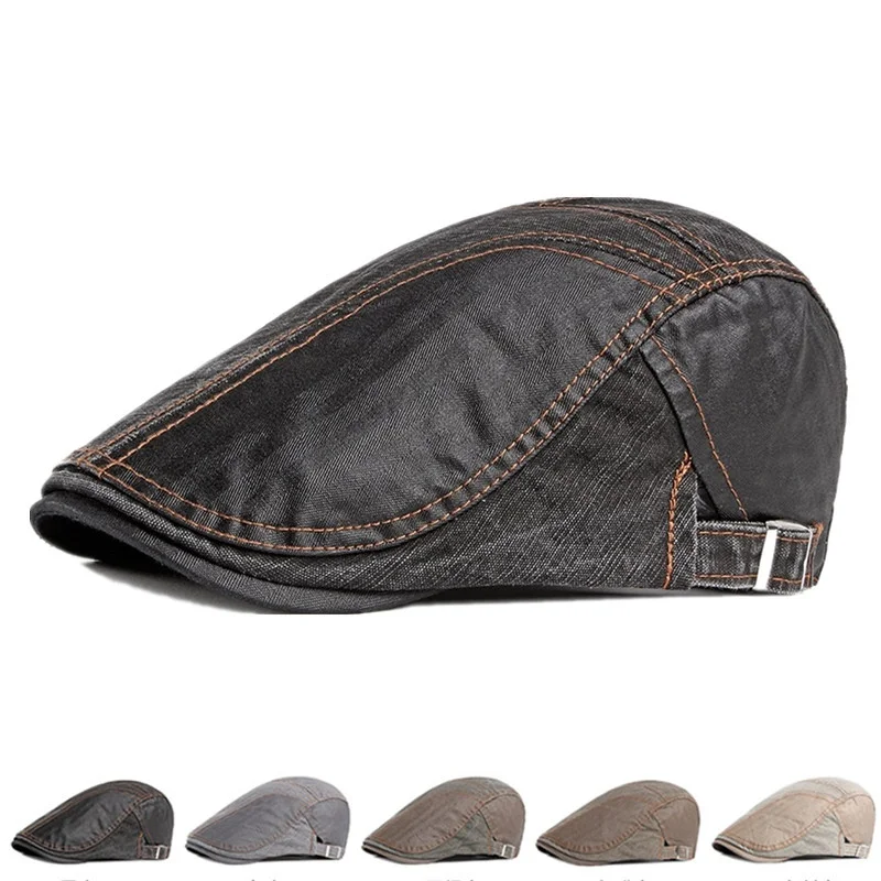 

Korean spring and autumn cotton Beret an English retro cap