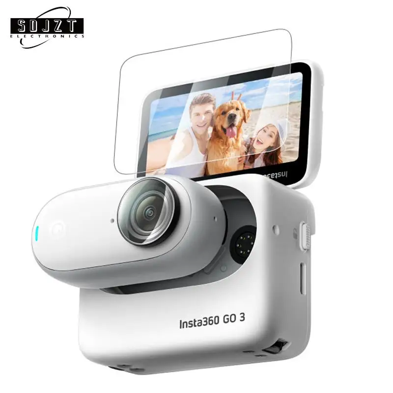 

Hard Tempered Glass Screen Protector Cover For Insta360 GO 3 Action Camera Lens LCD Display Screen Film GO3 Case Accessories