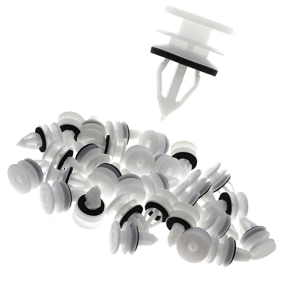 

30PCS Auto Fastener Door Panel Clip Sealer Trim Retainer 11519031 For GMC Envoy For Hummer H3 Windshield Trim Retaining Clips