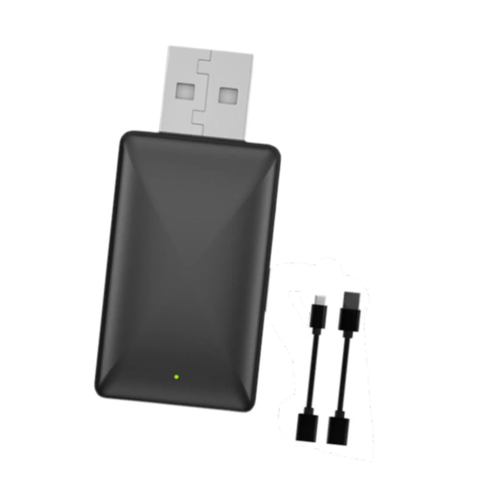 Беспроводной адаптер Carplay Профессиональный для автомобилей Черный Компактный