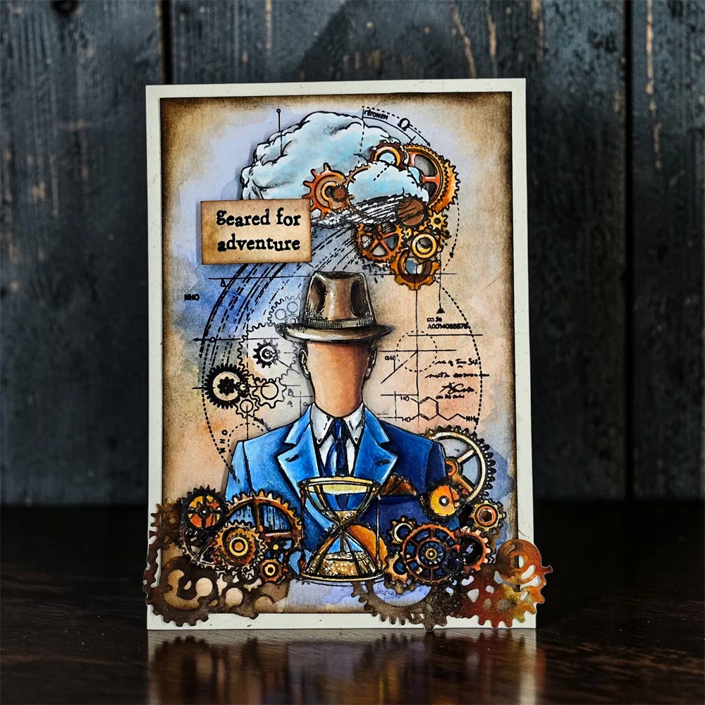 Новинка июня 2026: Металлические вырубные штампы Aall&Create Maze Wheel Clockspire Steamheart Precision Paws для скрапбукинга и рукоделия (art.: 3920da2a42507) - 3920da2a42507