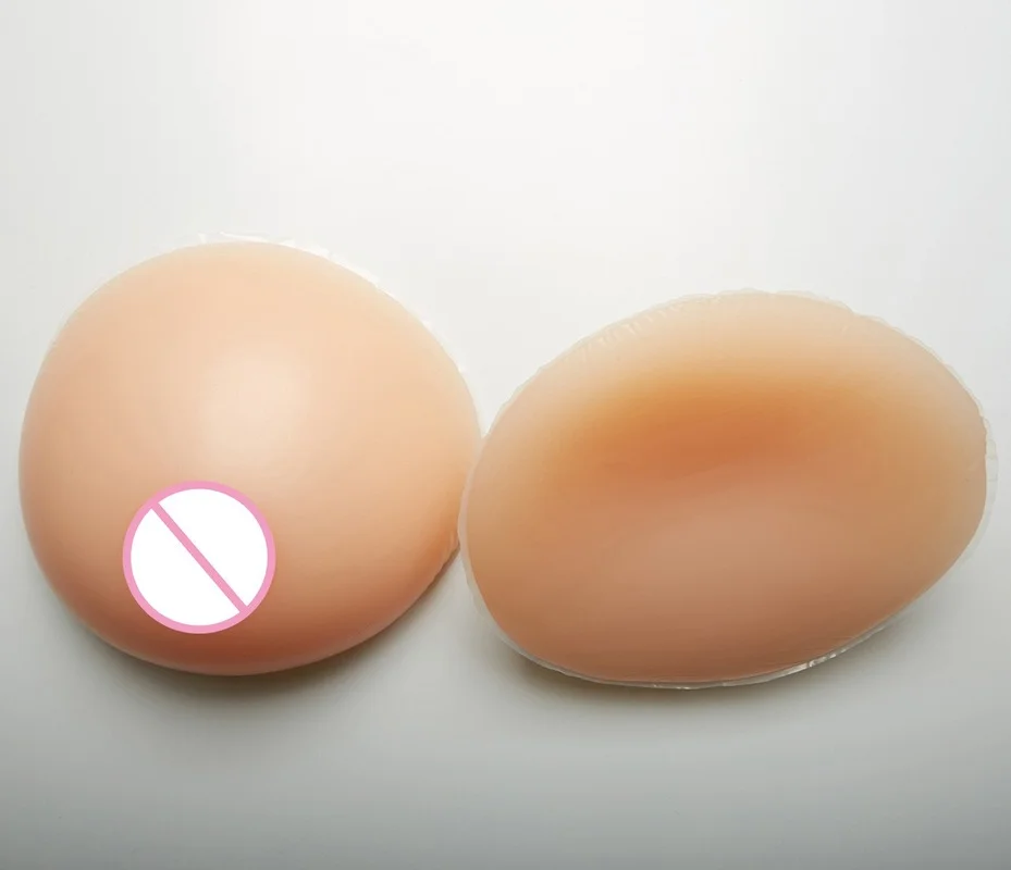 200-1200g Silicone Fake Breasts Forms Postoperative Implants Cd Disguise Artifical Round Fake Boobs Cross-dresser Transgender