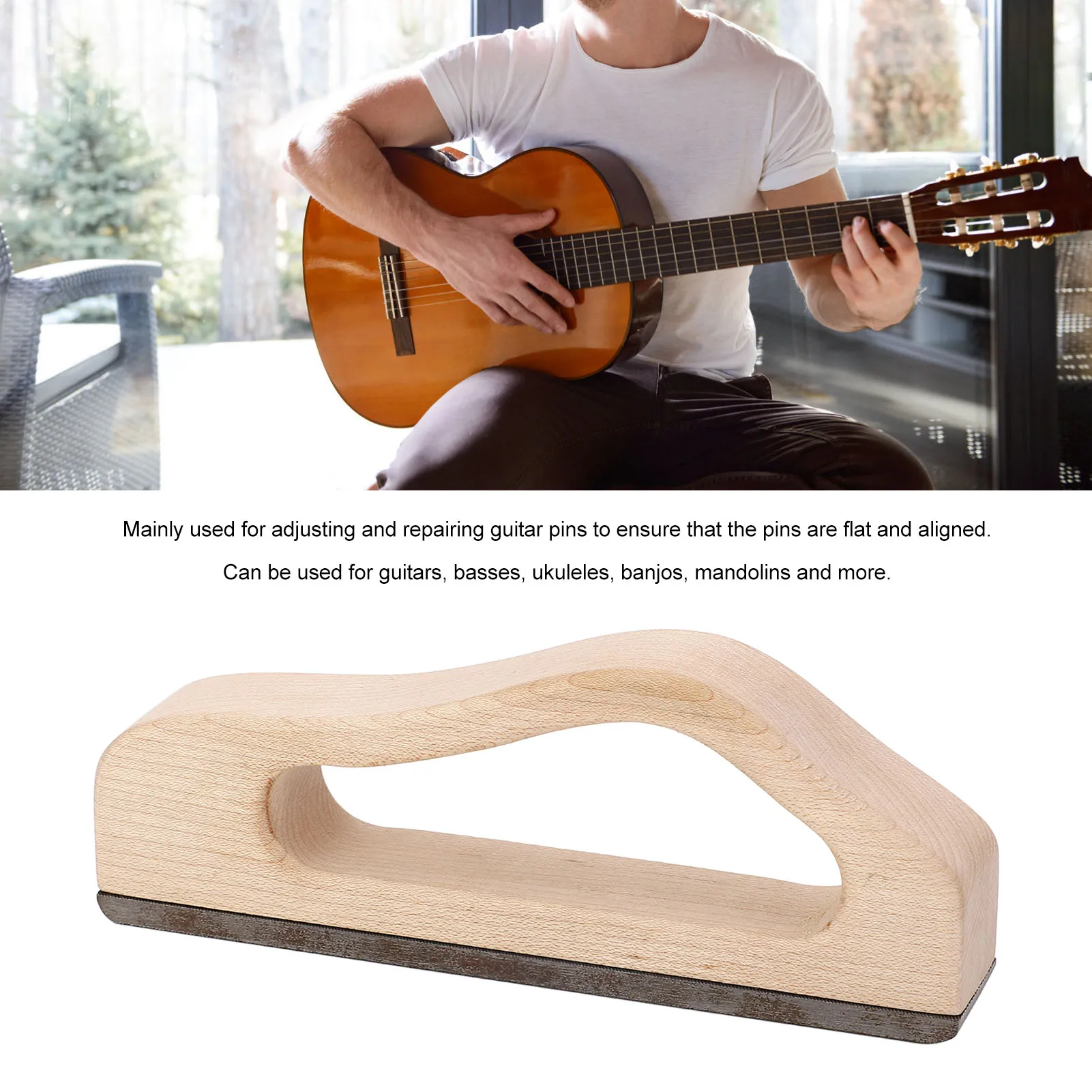 Выравниватель уровня для гитары напильник из кленового дерева и углеродистой