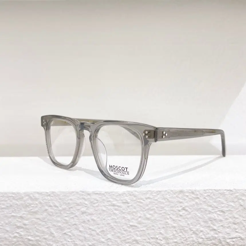 

Authentic MOSCOT DUDEL Johnny Depp Polarized Transparent Lenses Men Women Sun Glasses Popular Gray Frame Male Couple Eyewear