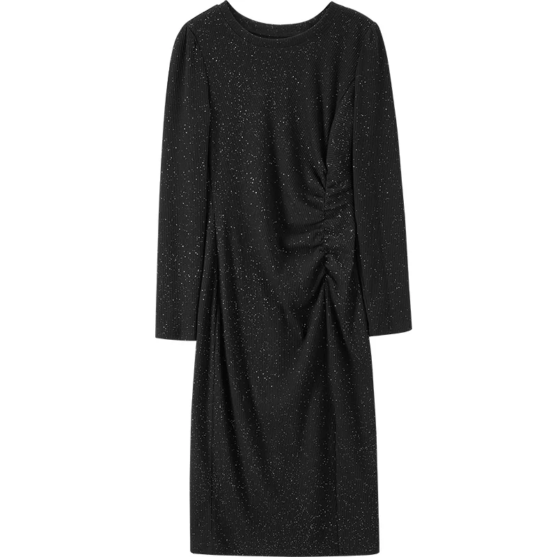 Женское трикотажное платье SENTUBILA с блестками