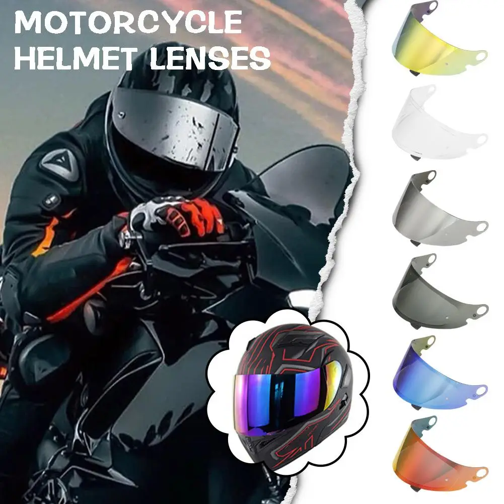 

For Race-R Pro GP Helmet Visor Lens Motorcycle Full Face Helmet Visor Lens Replacement Plating Lens For Shark Race R Pro GP X2V3