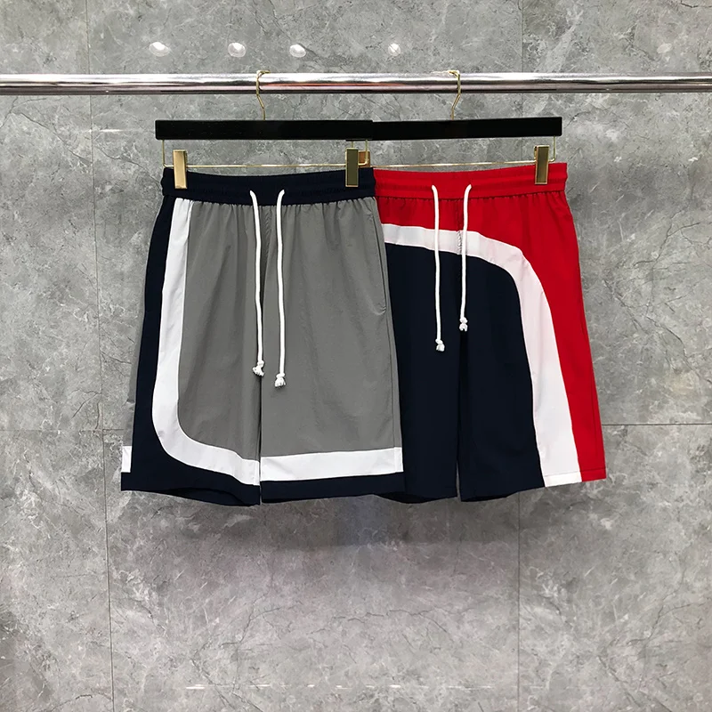 THOM TB Shorts Summer Male Shorts Fashion Brand Men's Shorts Assorted Colors Popular Casual Cool Thin Quick Dry Boardshorts