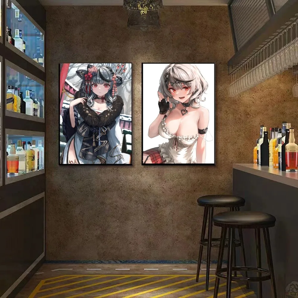 H-Hololive sakaaa Хлоя плакат наклейки фотография Декор игровая комната подарки Kawaii HD