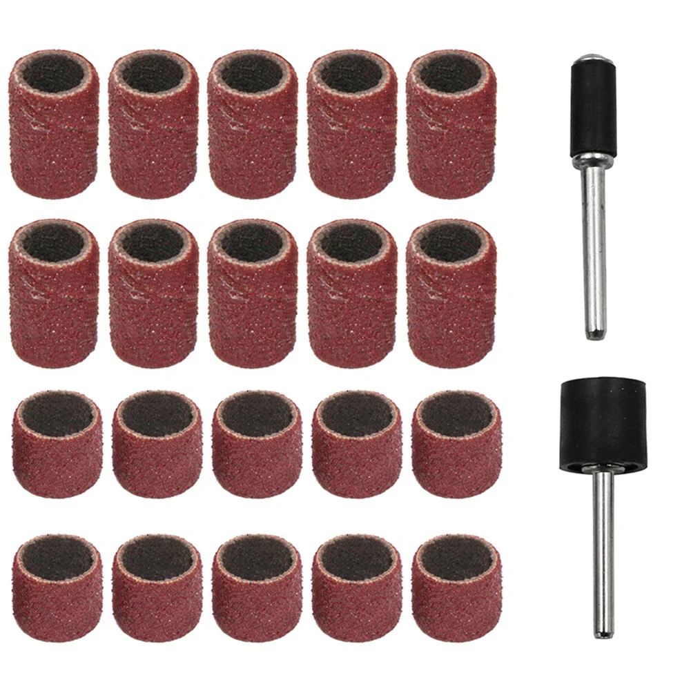 

Extension Rod Sanding Drum Kit Workshop Equipment 2 Size 22Pcs Set Accessories Replacement Rotary Tool Power Tool