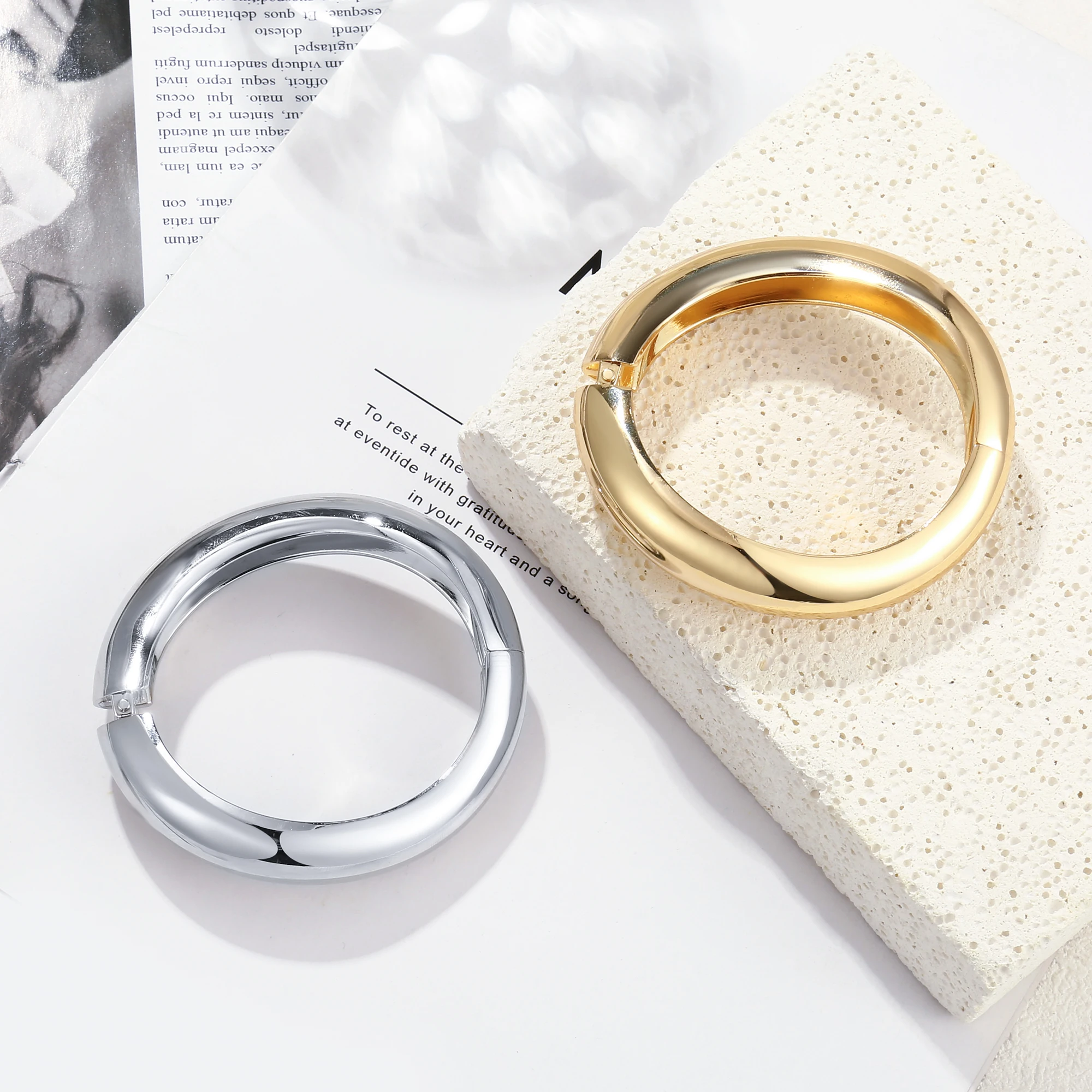 Badu винтажные нерегулярные широкие металлические массивные браслеты-манжеты для