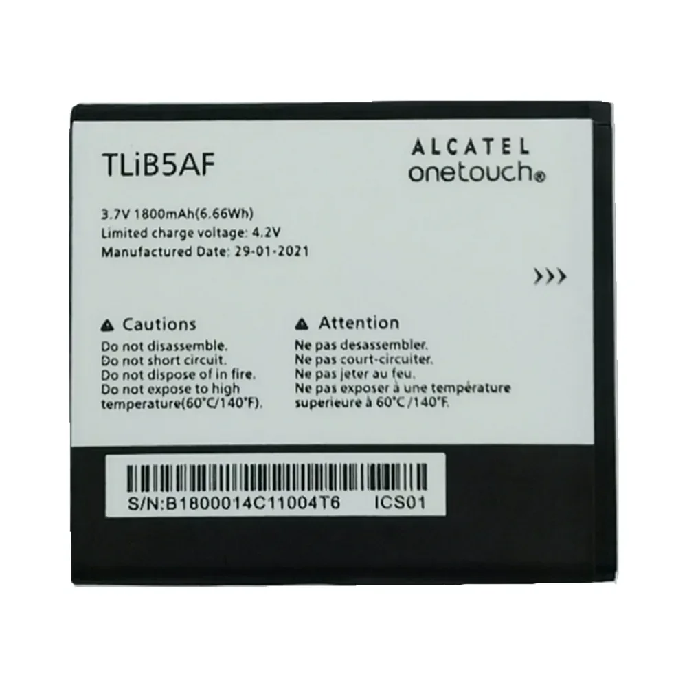 Высококачественный оригинальный аккумулятор TLiB5AF для Alcatel One Touch C5 997D OT-997 5036 5036D 5037