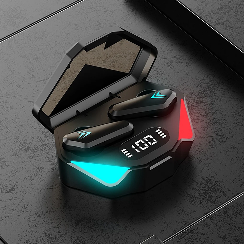 

X15S Game TWS Earbuds Wireless Rechargeable Earphones Bluetooth-compatible Portable Headphones Headsets with Charging Case