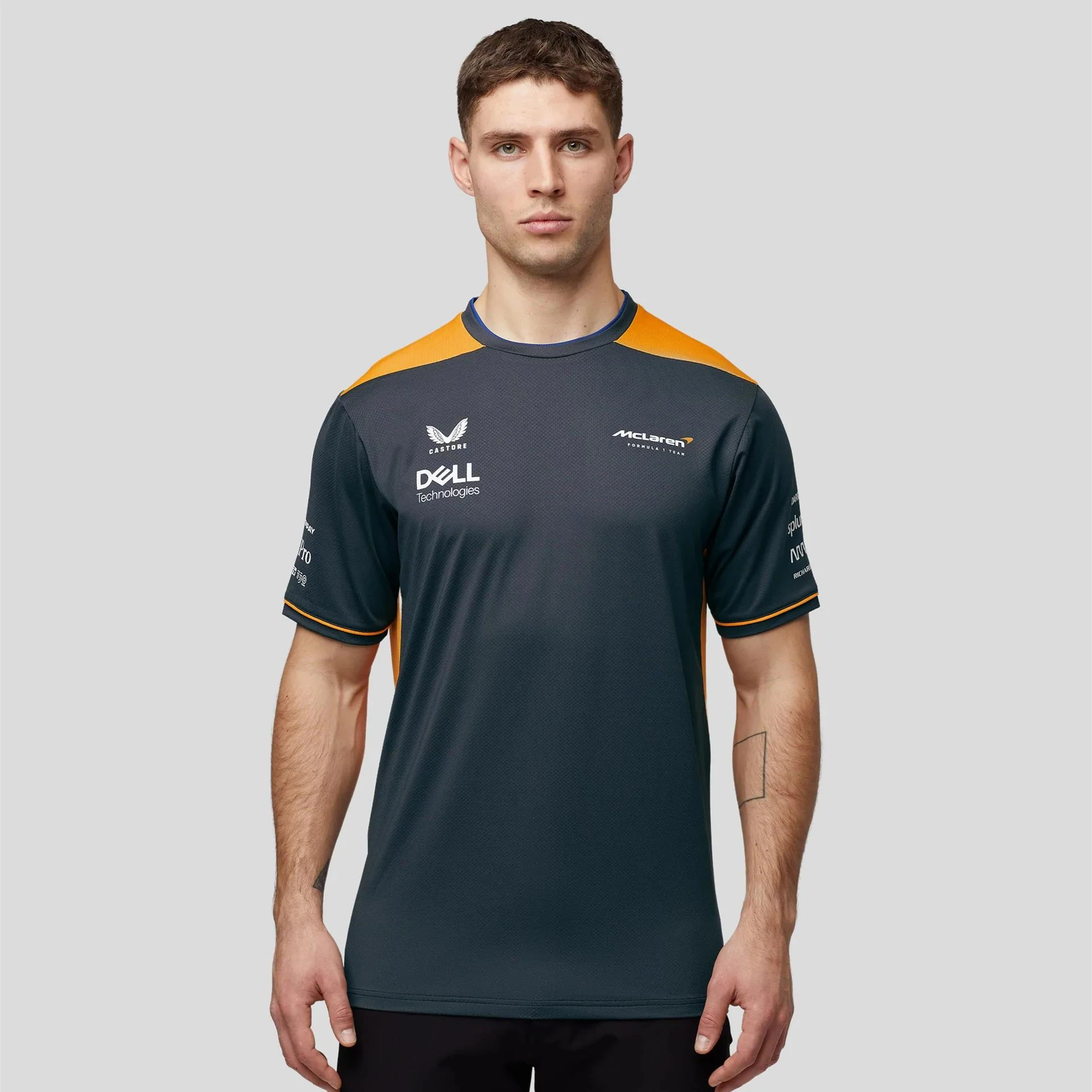 

F1 Shirt Short Sleeve McLaren Formula One T-Shirt Quick Dry Breathable Moto Shirt Ricardo Norris T-Shirt