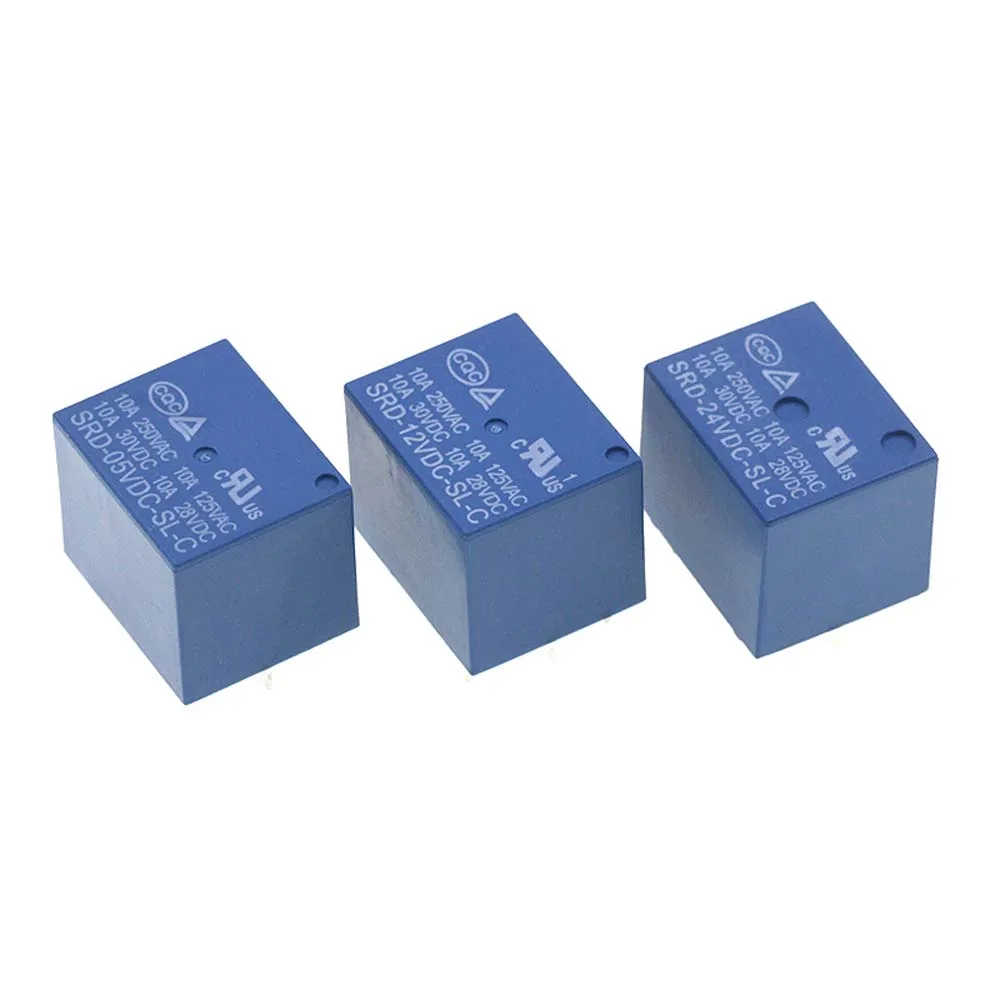 

Relays SRD-03VDC-SL-C SRD-05VDC-SL-C SRD-06VDC-SL-C SRD-09VDC-SL-C SRD-12VDC-SL-C 3V 5V 6V 9V 12V 24V 48V 10A 250VAC 5PIN